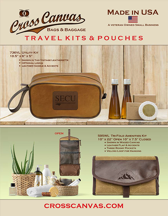Cross Canvas Company Travel Kits & Pouches